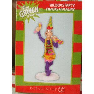 Dept 56 Grinch Village Galooks Party Favors Giveaway ~ Dr. Seuss~ 2.75"